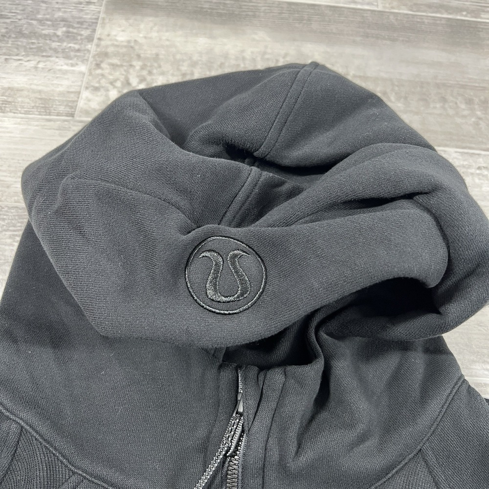 Boston Bruins Lululemon x NHL Women XL/2XL Scuba Oversized Half-Zip Hoodie Black - Picture 4 of 11